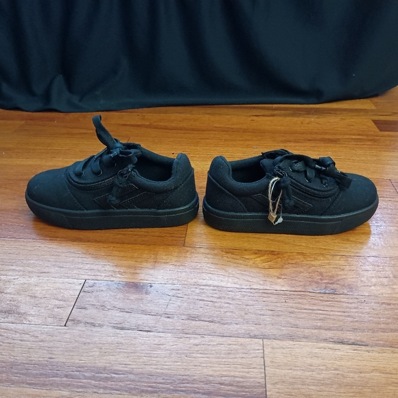 NEW Black Billy Goat Kids Boys Zipper & Lace-Up CS Sneaker Low 10 - Picture 5 of 16